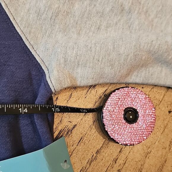 Market & Spruce Gray and Navy New York Big Apple Hoodie Size S NWT - Picture 4 of 9